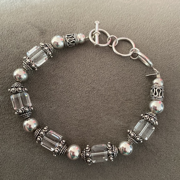 Silpada Jewelry - Silpada Swarovski Crystal and Sterling Silver Beaded Bracelet B0912